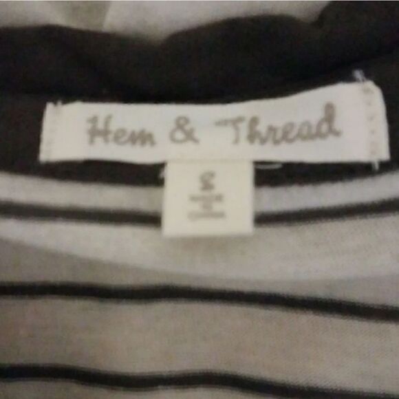 Hem & Thread Collard Top Size Small - Picture 5 of 6